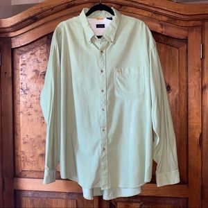 IZOD men’s long sleeve button down shirt XXL NWOT